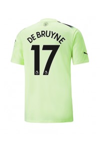 Fotbalové Dres Manchester City Kevin De Bruyne #17 Třetí Oblečení 2022-23 Krátký Rukáv
